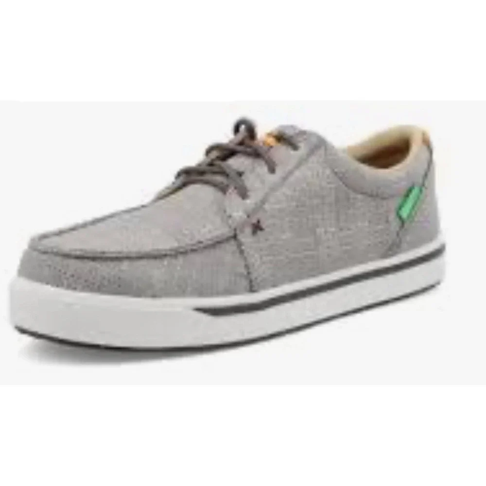 Twisted X Hooey Men Loper Shoes Grey Brown Size 10.5 Casual Work Western MHYC018